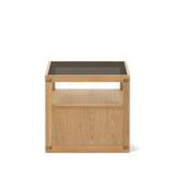 Glimpse Nightstand, White Oak