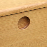 Square Up Nightstand, Oak