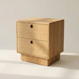 Square Up Nightstand, Oak