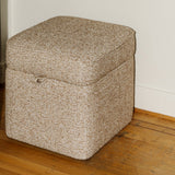 Pod Storage Ottoman, Small, Latte