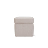 Pod Storage Ottoman, Small, Latte