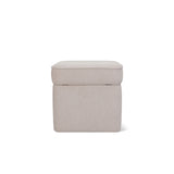 Pod Storage Ottoman, Small, Latte
