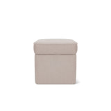 Pod Storage Ottoman, Small, Latte