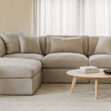 Get Together™ Ottoman, Large, Clay