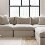 Get Together™ Ottoman, Standard, Light Pebble