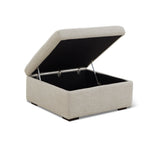 Lift Off Storage Ottoman, Light Pebble