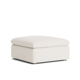 Movie Night™ Ottoman, Standard, Cream Linen