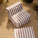 Make Waves Outdoor Armless Chair, Gull