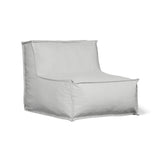 Make Waves Outdoor Armless Chair, Gull