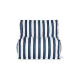Make Waves Outdoor Armless Chair, Ocean Stripe