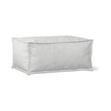 Make Waves Outdoor Ottoman, Gull