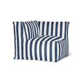 Make Waves Outdoor Corner Chair, Ocean Stripe