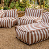 Make Waves Outdoor Chaise, Tuscan Stripe