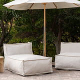 Make Waves Outdoor Chaise, Gull