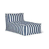 Make Waves Outdoor Chaise, Ocean Stripe