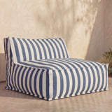 Make Waves Outdoor Loveseat, Ocean Stripe