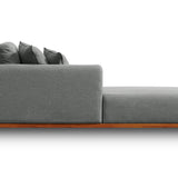 Sunny Days Outdoor Chaise, Left Facing, Pepper
