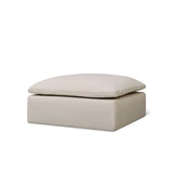 Movie Night™ Outdoor Ottoman, Standard, Ivory
