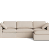Movie Night™ Outdoor 4-Piece Modular Sectional, Standard, Ivory