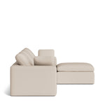Movie Night™ Outdoor 4-Piece Modular Sectional, Standard, Ivory