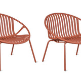 Golden Hour Outdoor Lounge Chair (Set of Two), Cinnamon