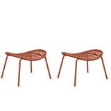 Golden Hour Outdoor Ottoman (Set of Two), Cinnamon