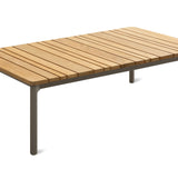 Sweet Escape Outdoor Coffee Table, Grey/Teak