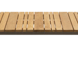 Sweet Escape Outdoor Coffee Table, Grey/Teak