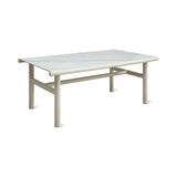 Long Weekend Outdoor Dining Table, Ivory