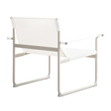 Poolside Outdoor Lounge Chair, Ivory