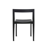 Open Air Outdoor Dining Chair (Set Of Two), Carbon