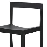 Open Air Outdoor Dining Chair (Set Of Two), Carbon