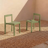 Open Air Outdoor Dining Chair (Set Of Two), Avocado