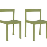 Open Air Outdoor Dining Chair (Set Of Two), Avocado