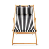 Settle In Outdoor Patio Chair, Large, Black Sand