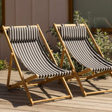 Settle In Outdoor Patio Chair, Large, Black Sand