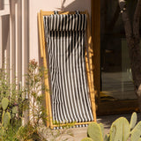 Settle In Outdoor Patio Chair, Large, Black Sand
