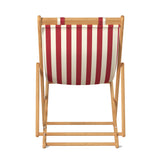 Settle In Outdoor Patio Chair, Large, Scarlet Stripe