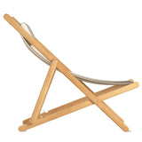 Settle In Outdoor Patio Chair, Large, Tan Stripe