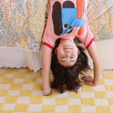 Checkers Rug x Scott Sueme, 5x7, Sunshine