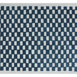 Checkers Rug x Scott Sueme, 5x7, Teal