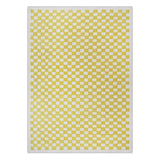 Checkers Rug x Scott Sueme, 8x10, Sunshine
