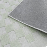 Checkers Rug x Scott Sueme, 8x10, Aloe