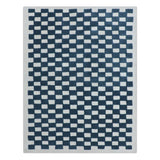 Checkers Rug x Scott Sueme, 8x10, Teal