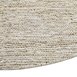 West Coast Rug Round, 7x7, Vanilla