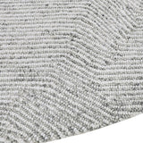Rocky Road Rug Round, 7x7, Frost