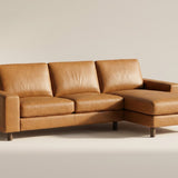 Right At Home Sectional, Right, Golden Tan