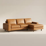 Right At Home Sectional, Right, Golden Tan