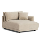 Soft Spot Right Arm Chaise, Cashew