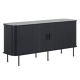 Easy Edge Sideboard, Regular, Black Oak